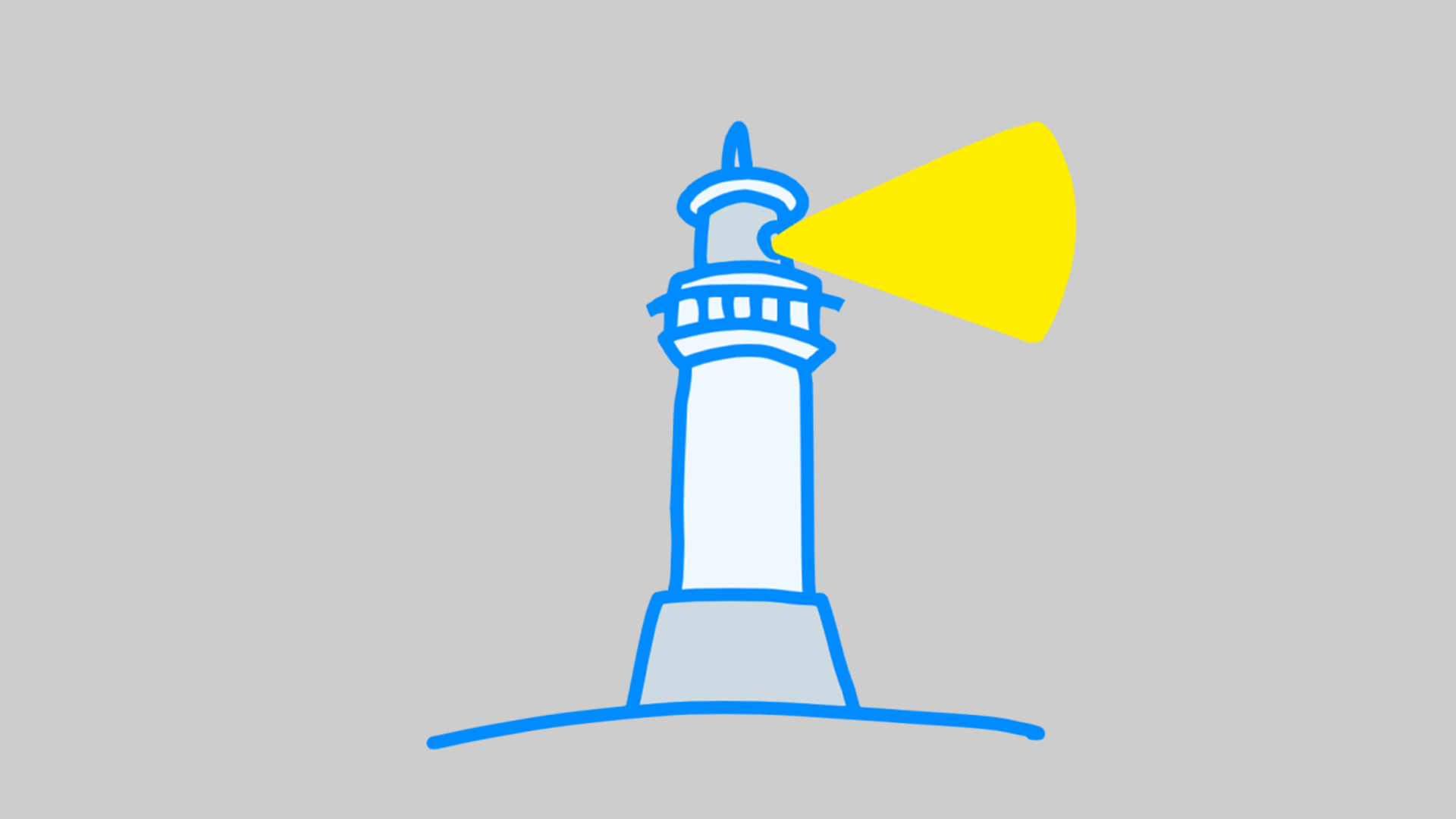 TELOPICTの動くアイコン素材・回る灯台の明かり