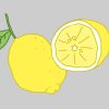 TELOPICTの動くアイコン素材・レモンを絞る