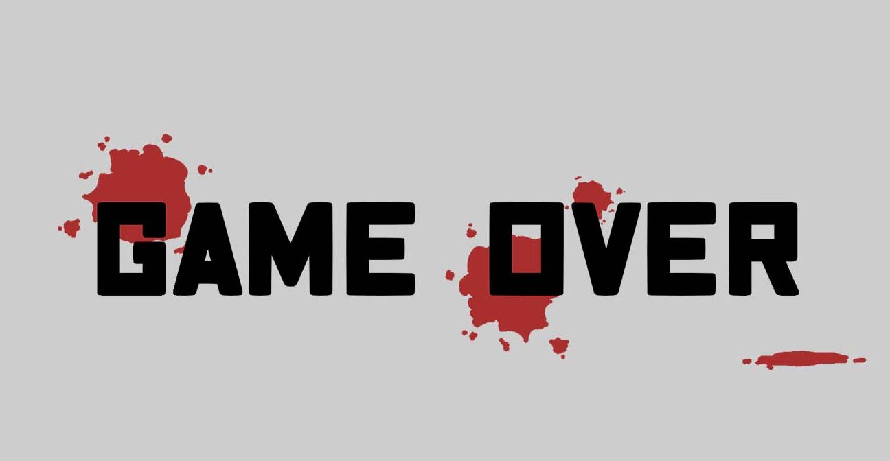 TELOPICTの動くアイコン素材・GAME OVER