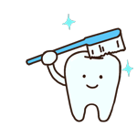 歯磨き・青