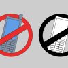 TELOPICTの動くアイコン素材・携帯使用禁止